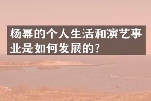 发展生涯