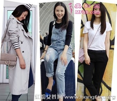 当红女星机场街拍造型大比拼 打造简约时尚品味(4)