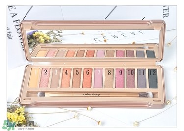 color deep眼影怎么样？色号试色图