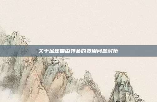 关于足球自由转会的费用问题解析