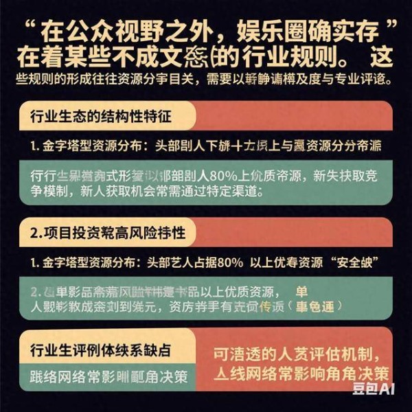 在公众视野之外，娱乐圈发展