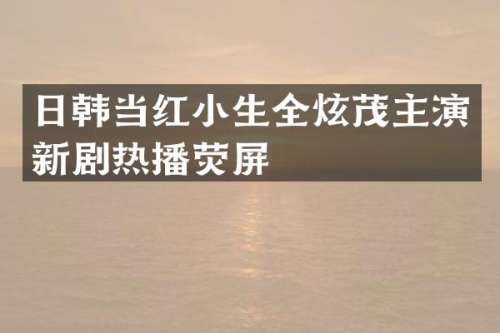 日韩当红小生全炫茂主演新剧热播荧屏