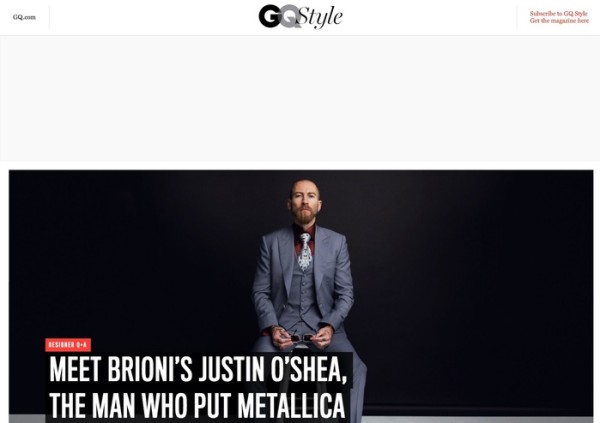 新上线的GQ Style网站