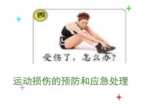 运动损伤的预防和应急处理ppt课件