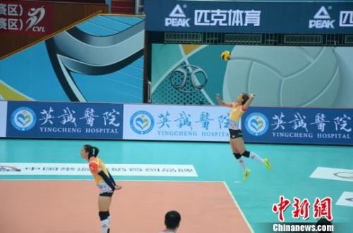 资料图：北京女排球员曾春蕾。 马元豪 摄