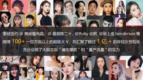 2020年挑战破局之年微博牵手大眼互娱等MCN机构的一次联合出圈