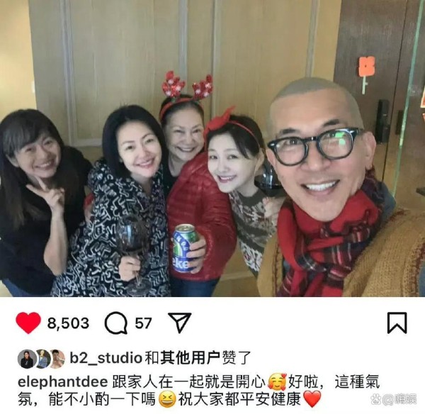 大S三姐妹齐聚一堂过圣诞，大姐罕见出镜！55岁具俊晔保养得太好