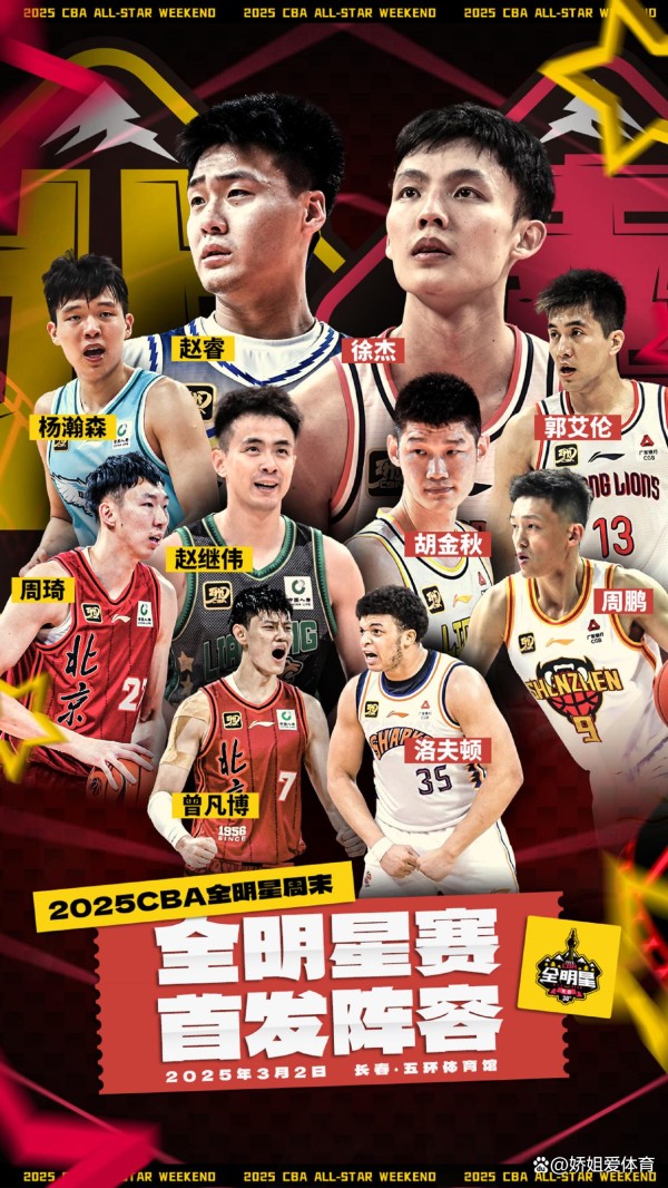 2025CBA全明星赛！南北巨星对决+NBA扣篮王，引爆30周年创新盛宴