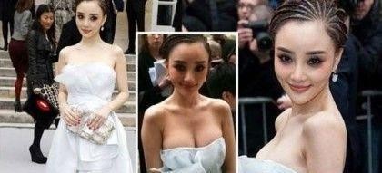 娱乐圈胸部最美的七位女星：柳岩垫底，杨幂这张最尴尬！