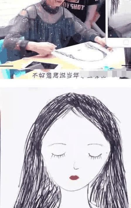 明星画自己，赵丽颖不愧是抽象派，张予曦谦虚了！