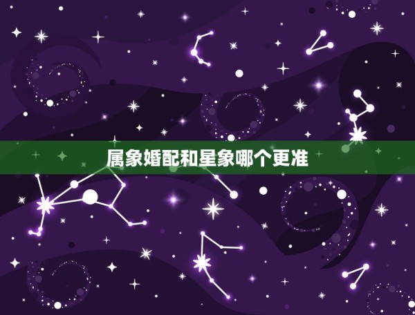 属象婚配和星象哪个更准，属相和星象的速配，准确吗？ 第1张