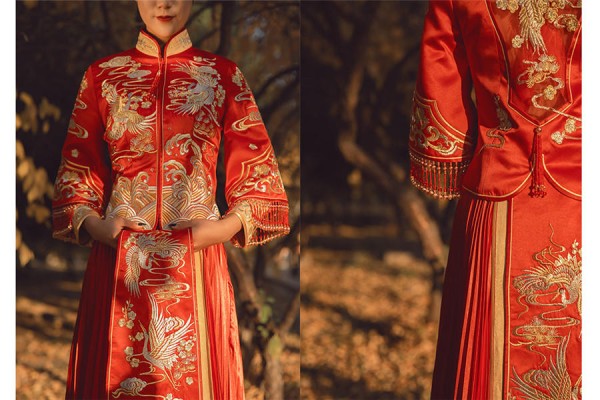 秀禾服正反面-TEAMO艾慕婚纱礼服