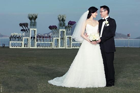 李嘉欣和许晋亨的结婚照