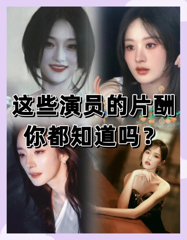 顶流明星片酬揭秘