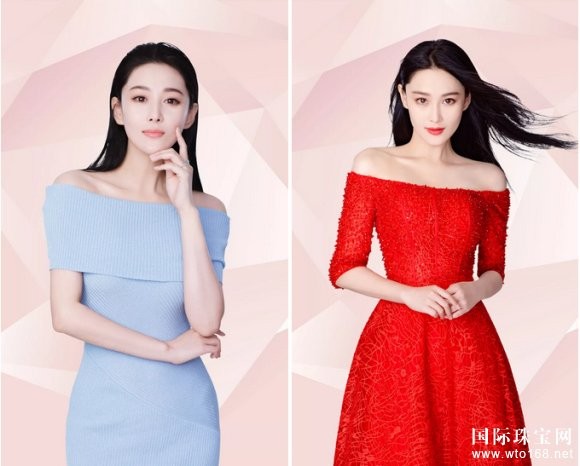 人气女演员张馨予为周百福*形象代言人