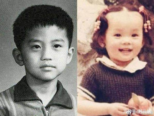 娱乐圈明星cp童年照，最后一张超搞笑，能全部认出来的算你厉害