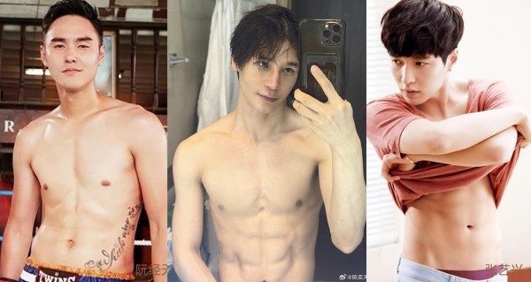 阮经天陈奕天彭于晏张艺兴刘恺威等男星的腹肌世界