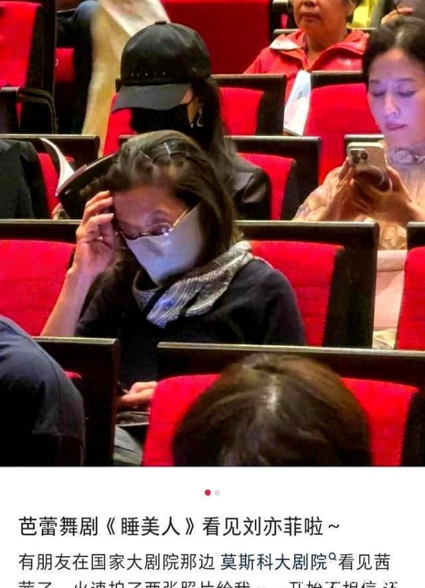 刘亦菲带妈妈看芭蕾！66岁妈妈美如少女，网友：基因绝了！