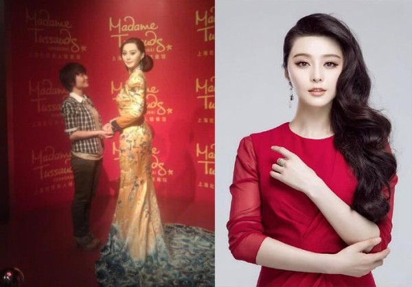 明星蜡像太吓人？范冰冰的显老，看到这个，估计杨幂本人都气
