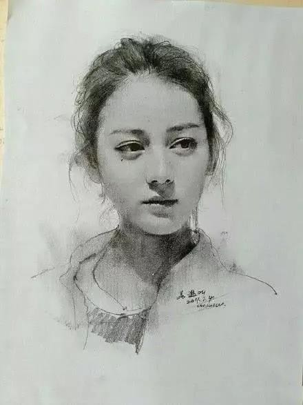 粉丝花费一年时间为迪丽热巴画像,这才是追星的正确方式