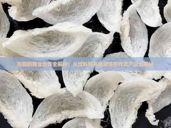 张璇的商业合作全解析：从饮料到其他领域的代言产品大揭秘