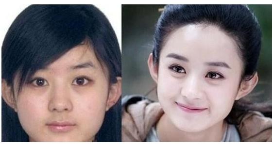 减肥如同整容的5大女星，胖胖的范冰冰、赵丽颖你见过么