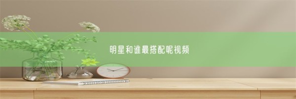 明星和谁最搭配呢视频(图1)