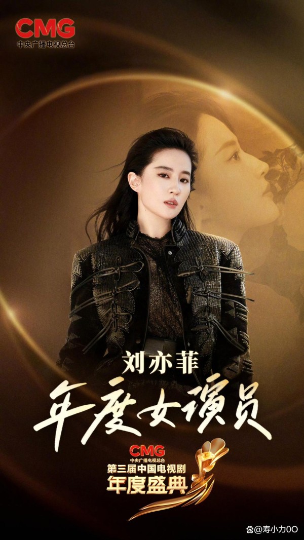 刘亦菲获年度女演员