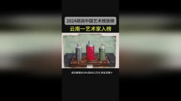 2024胡润中国艺术榜放榜!云南一艺术家入榜