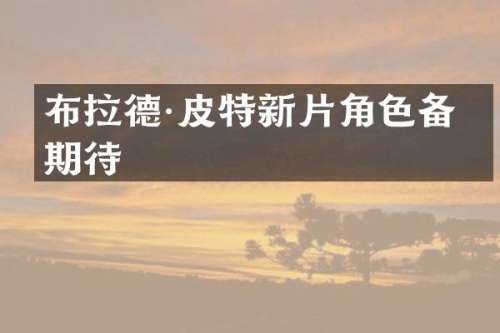 布拉德·皮特新片角色备受期待