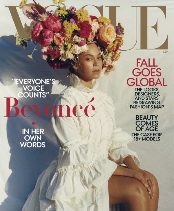 美国版《Vogue》9月刊， 碧昂丝吐露真情