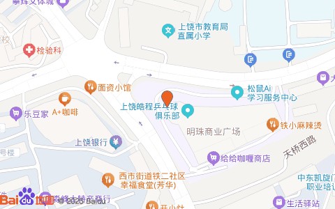 东方启明星篮球训练营(茶圣西路店)位置示意图