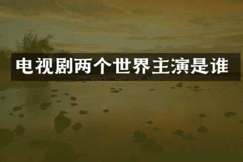 电视剧两个世界主演是谁