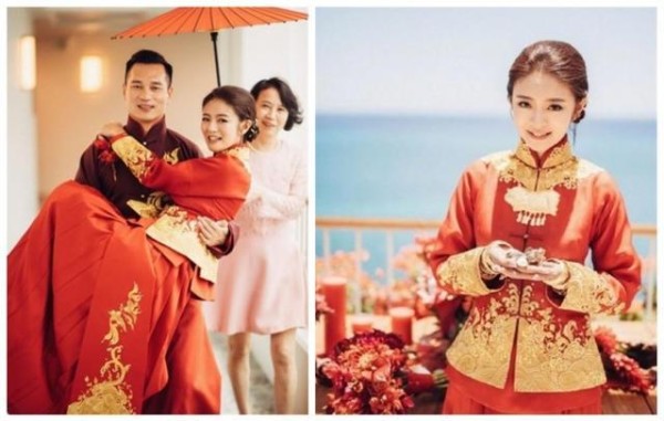 明星的中式礼服“龙凤褂”，天价婚礼，谁的中式礼服最让人惊艳