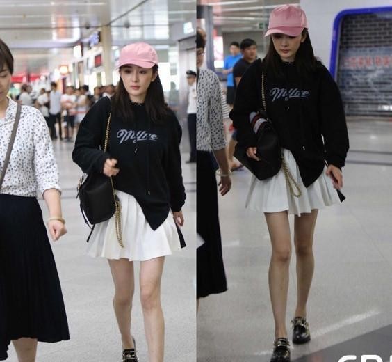 杨幂穿衣曝光度真的很高, 私服穿搭也是女星中典范呀!