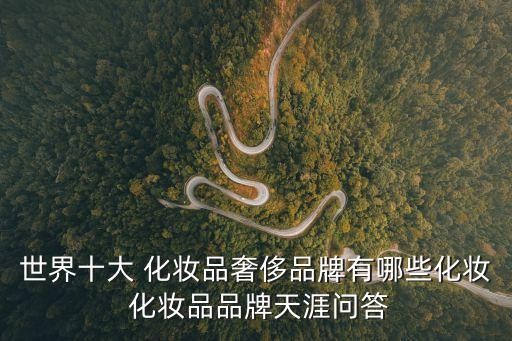 世界十大 化妆品奢侈品牌有哪些化妆 化妆品品牌天涯问答