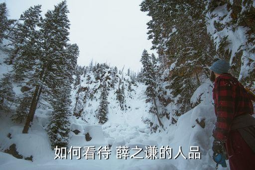 如何看待 薛之谦的人品