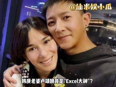 韩庚的妻子卢靖姗竟是《Excel大神》?