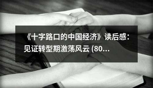 《十字路口的中国经济》读后感：见证转型期激荡风云 (800字)
