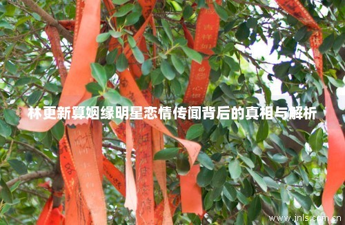 林更新算姻缘明星恋情传闻背后的真相与解析