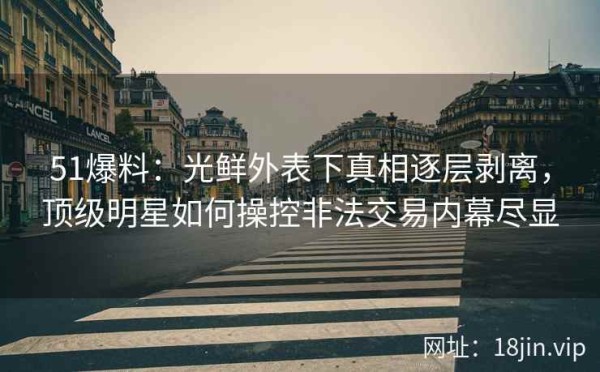 51爆料：光鲜外表下真相逐层剥离，顶级明星如何操控非法交易内幕尽显