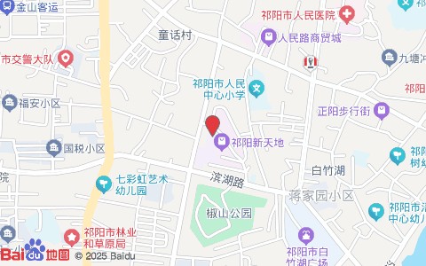 齐舞空间艺能教育(祁阳新天地店)位置示意图