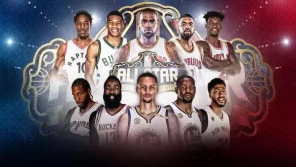 2017NBA全明星开场秀超级巨星齐聚，谁是最闪耀的一颗星？