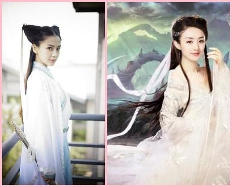 赵丽颖杨颖挑战小龙女角色，赵丽颖太惊艳，网友：颖宝最美