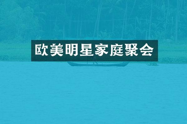 欧美明星家庭聚会