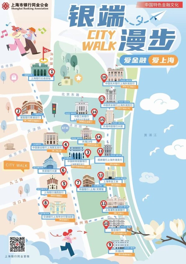 首发！这条外滩漫步线路承载上海金融文化独特魅力