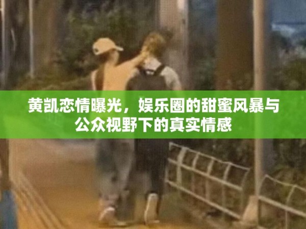 黄凯恋情曝光，娱乐圈的甜蜜风暴与公众视野下的真实情感