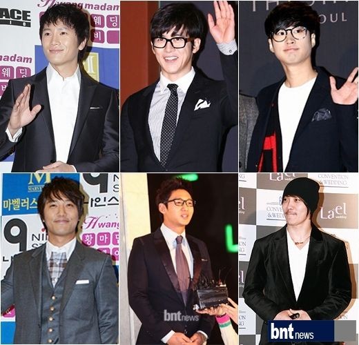 池城、高修、Tablo(上)与陈久、李泰成、KCM(下)
