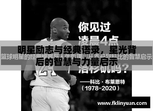 明星励志与经典语录，星光背后的智慧与力量启示