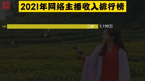 网红主播收入排名100强：李佳琦收入超18亿！辛巴12亿紧随其后